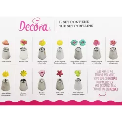Spritztüllen-Set Blumenwiese, 12-teilig