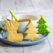 Albero di Natale e tagliatore di stivali