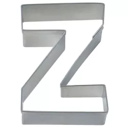 Emporte-pièce Z en acier inoxydable, 6.5 x 4.7 x 2 cm