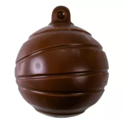 Schokoladenform für Weihnachtskugeln - klassisch
