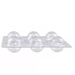 Schokoladenform für Weihnachtskugeln - klassisch