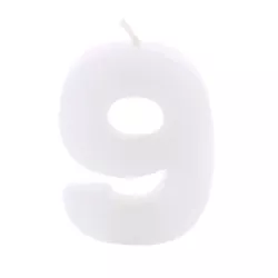 Candela Numero 9 Bianco