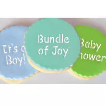 Set di Stencil Scritte Baby, 6 pezzi