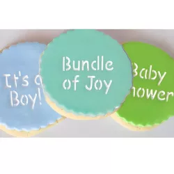 Set di Stencil Scritte Baby, 6 pezzi