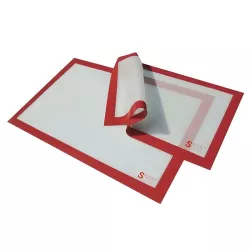 Silicone mat white, 52 x 31.5 cm