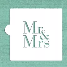 Mr & Mrs Tortenschablone