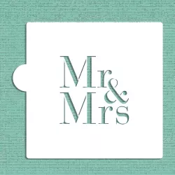Mr & Mrs Tortenschablone