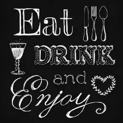 Serviettes Eat, Drink et Enjoy, 20 pcs.