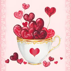 Servietten Love - 20 Stück