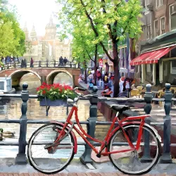 Tovaglioli Amsterdam Canal, 20 pezzi