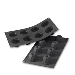Silicone mold Gugelhupf classic Ø 5.5 cm, 8 pieces