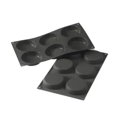 Stampo in silicone conico rotondo Ø 7 - 8 cm, 6 pezzi