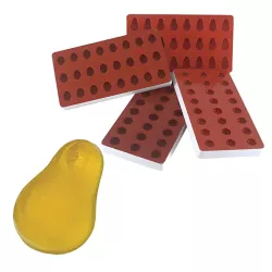 Stampo per Gelatina Pera, 24 pezzi