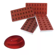 Apricot jelly mold, 24 pieces