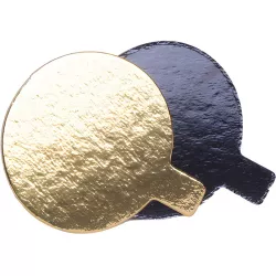 Patisserieboden Gold Rund, Ø 8 cm, 200 Stück
