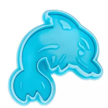 Cookie cutter with dolphin ejector