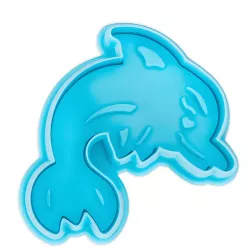 Tagliabiscotti con espulsore a forma di delfino