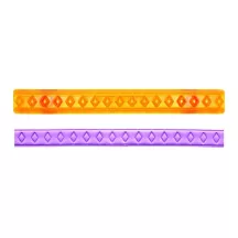 2er Tortenrand Präge- & Ausstecher Set - Herz & Diamant