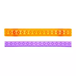 Set da 2 Tagliabiscotti e goffratura bordo torta - Cuore e Diamante