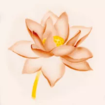Airbrush Schablone Lotusblüte