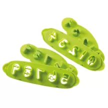 Set di tagliabiscotti alfabeto, 2 cm