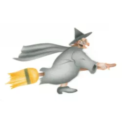 Pochoir Airbrush sorcière