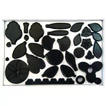 Set d'emporte-pièces fleurs, 75 pièces