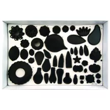 Set d'emporte-pièces fleurs, 75 pièces