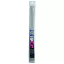 Flower wire white, thickness 22, 36 cm