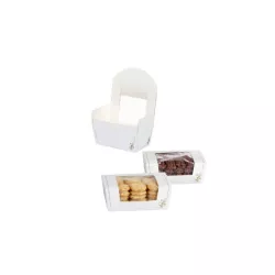 Confectionery & praline packaging with viewing window