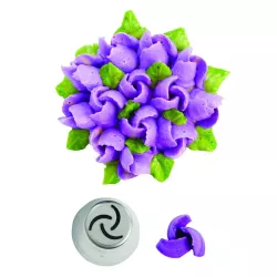 Piping nozzle small rose, Ø 2.5 cm