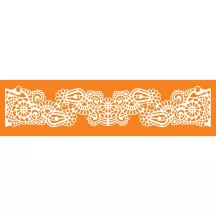 Silicone border mat with the sound of the sea