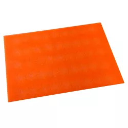 Silicone border mat mesh