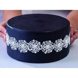 Silicone border mat mesh