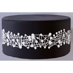 Silikonbordürenmatte Punkte und Linien für Zuckerspitzen