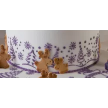 Pochoir Forêt de Noël