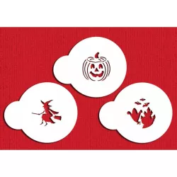 Halloween stencil set, 3 pieces - Stencils