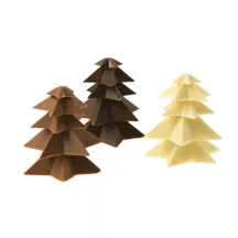 Moule de 10 pièces pour étoiles et sapins en chocolat