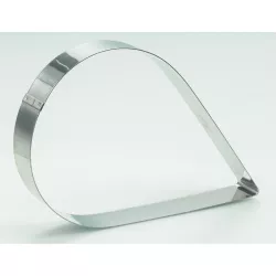 Anello per torta a goccia 22 cm, altezza 5 cm