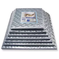 Scatola per torte con Piatto per torta, quadrata 20 x 20 x 15 cm