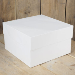White cake boxes - boxes size: 30 x 30 x 15 cm