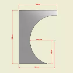 1 Grattoir de lissage en acier - N1