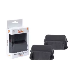Mini baking cups for "Mini Cakes" in paper - Available colors: Black