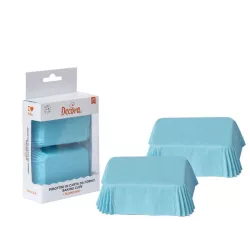 Mini Cakes paper moulds - Light Blue