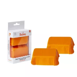 Mini Cakes paper moulds - Orange