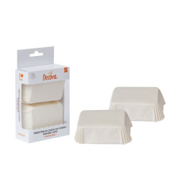 Mini Cakes-Förmchen aus Papier - Weiss