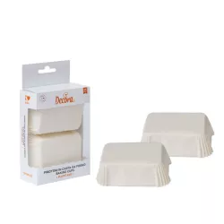 Pirottini Mini Cakes in carta - Bianco
