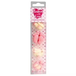 Decorazioni di zucchero "rosa baby