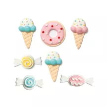 7 dolci Decorazioni di zucchero