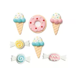 7 Candies sugar decorations